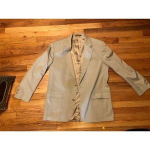 BROOKS BROTHERS Mens Tan Blazer Sport Coat
